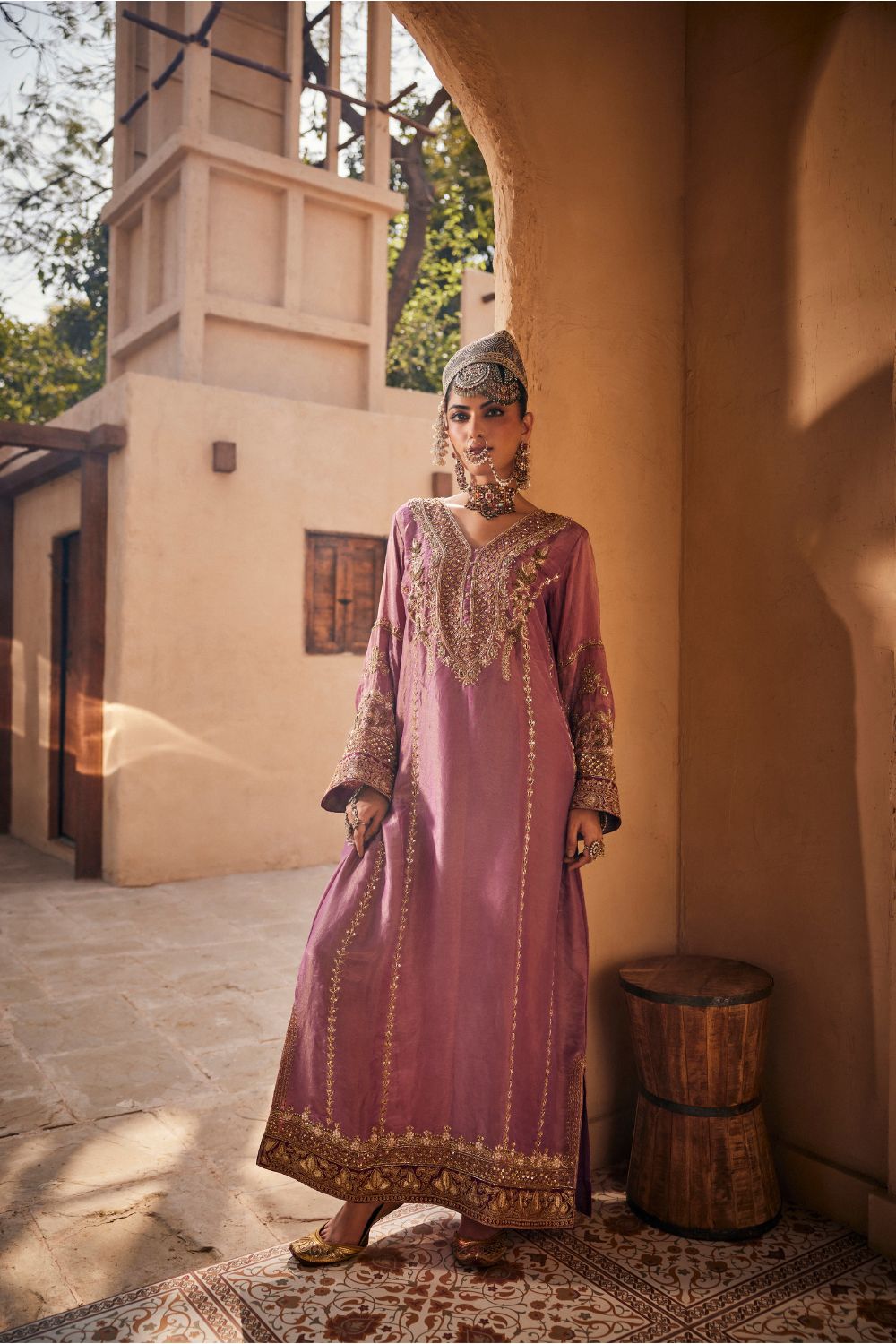 HEER LILAC KAFTAAN