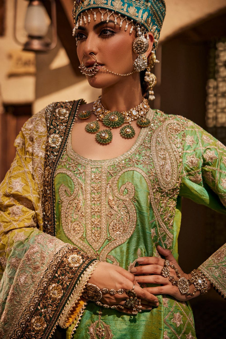 SAINA GHARARA SET WITH ORHNI