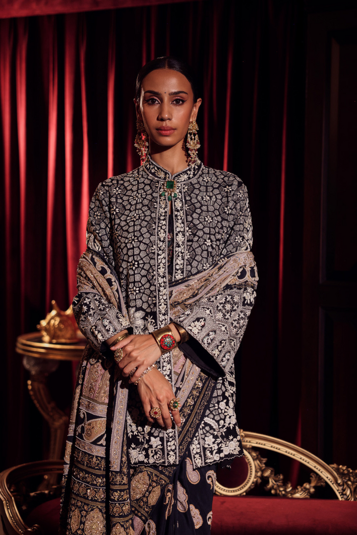 JAPANESE CUT GLASS DESIGN JACKET