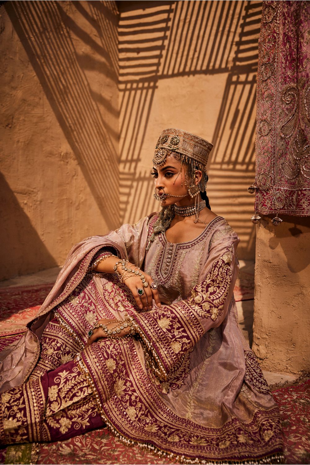 GULNOOR CHOGA WITH KHADI SALWAR