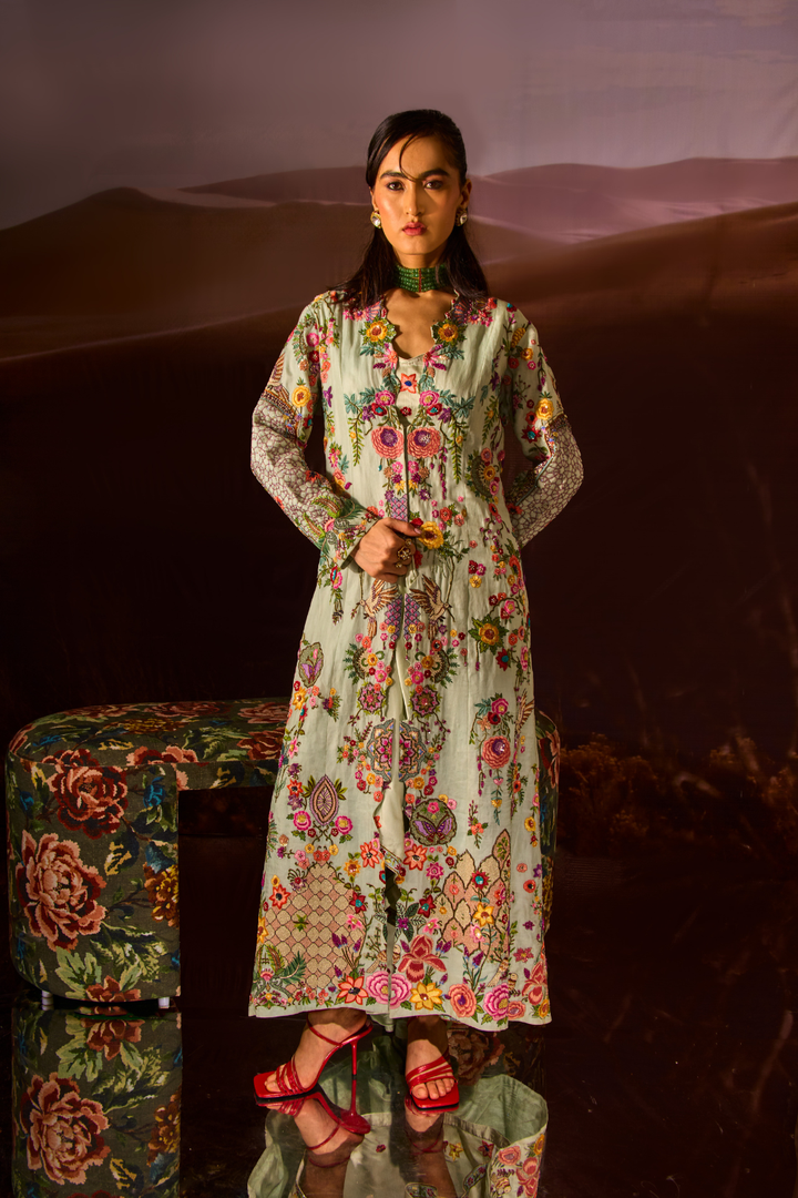 GARDEN OF FLOWERS LONG GOWN
