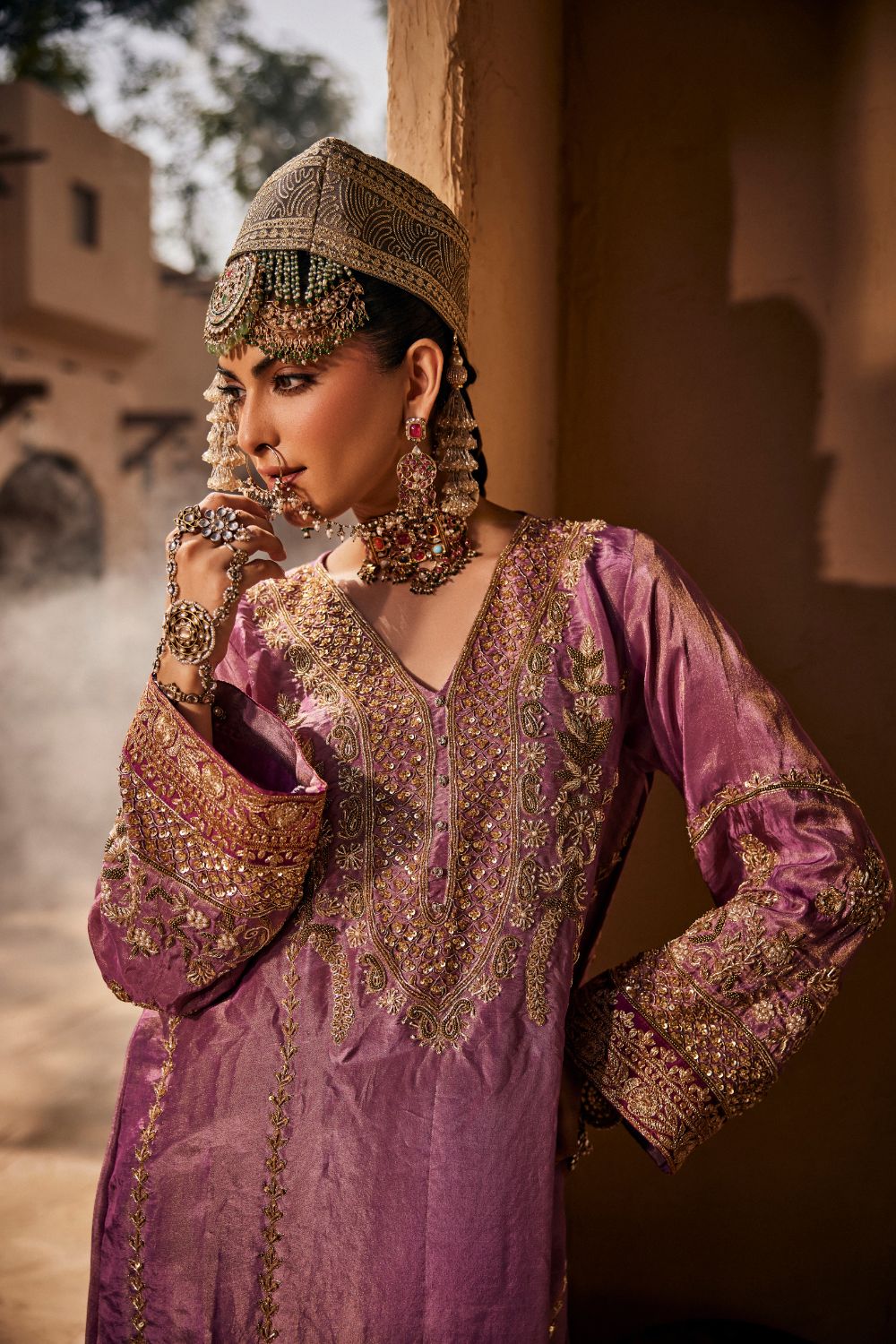 HEER LILAC KAFTAAN