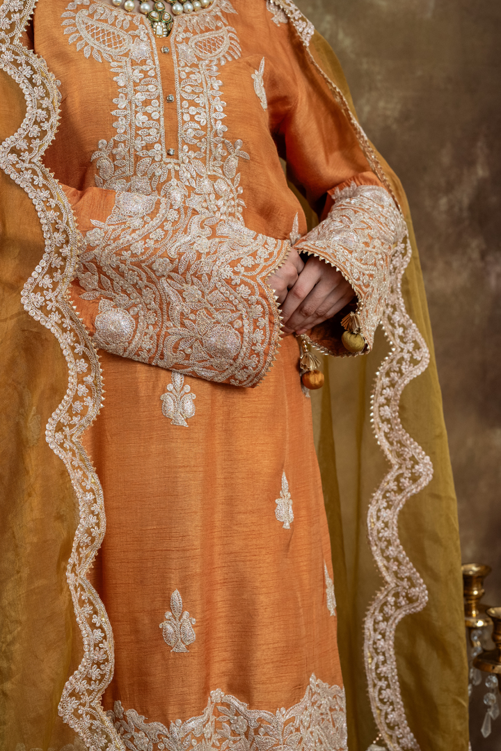 SAFFRON OLIVE SUIT