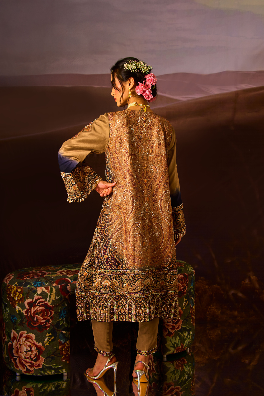 KALAMKAR FUSION KURTA SET