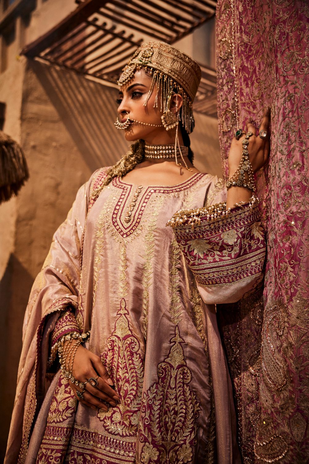 GULNOOR CHOGA WITH KHADI SALWAR