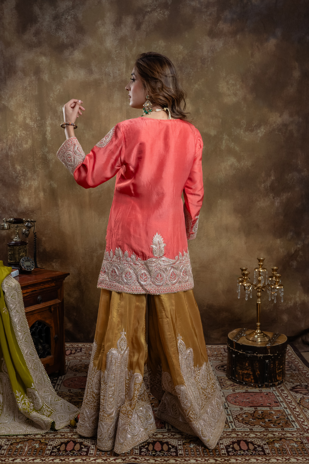 MULTI COLOUR SHARARA SET