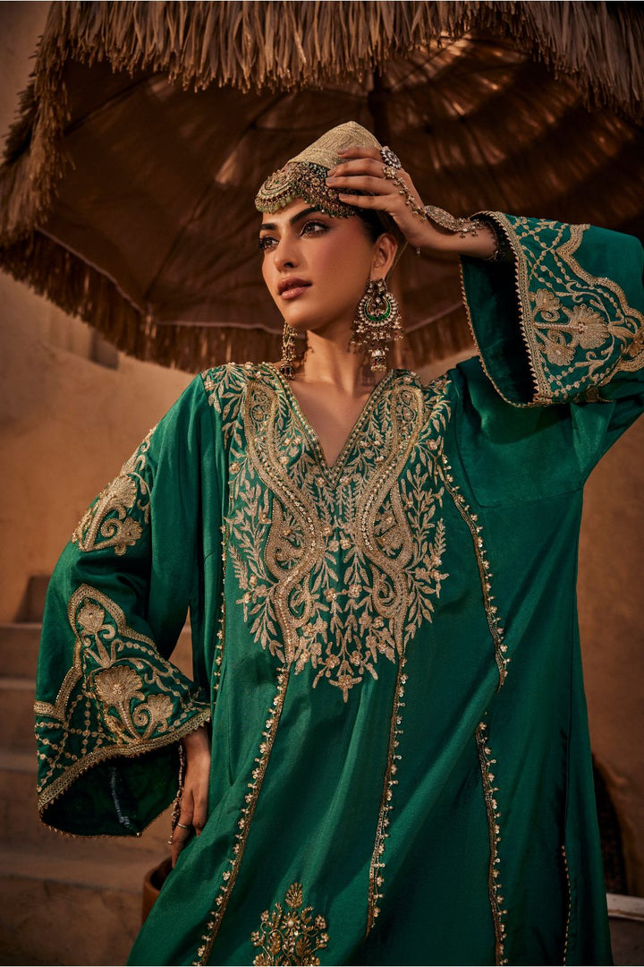 NOOR-E-MOR CHOGA KURTA SET