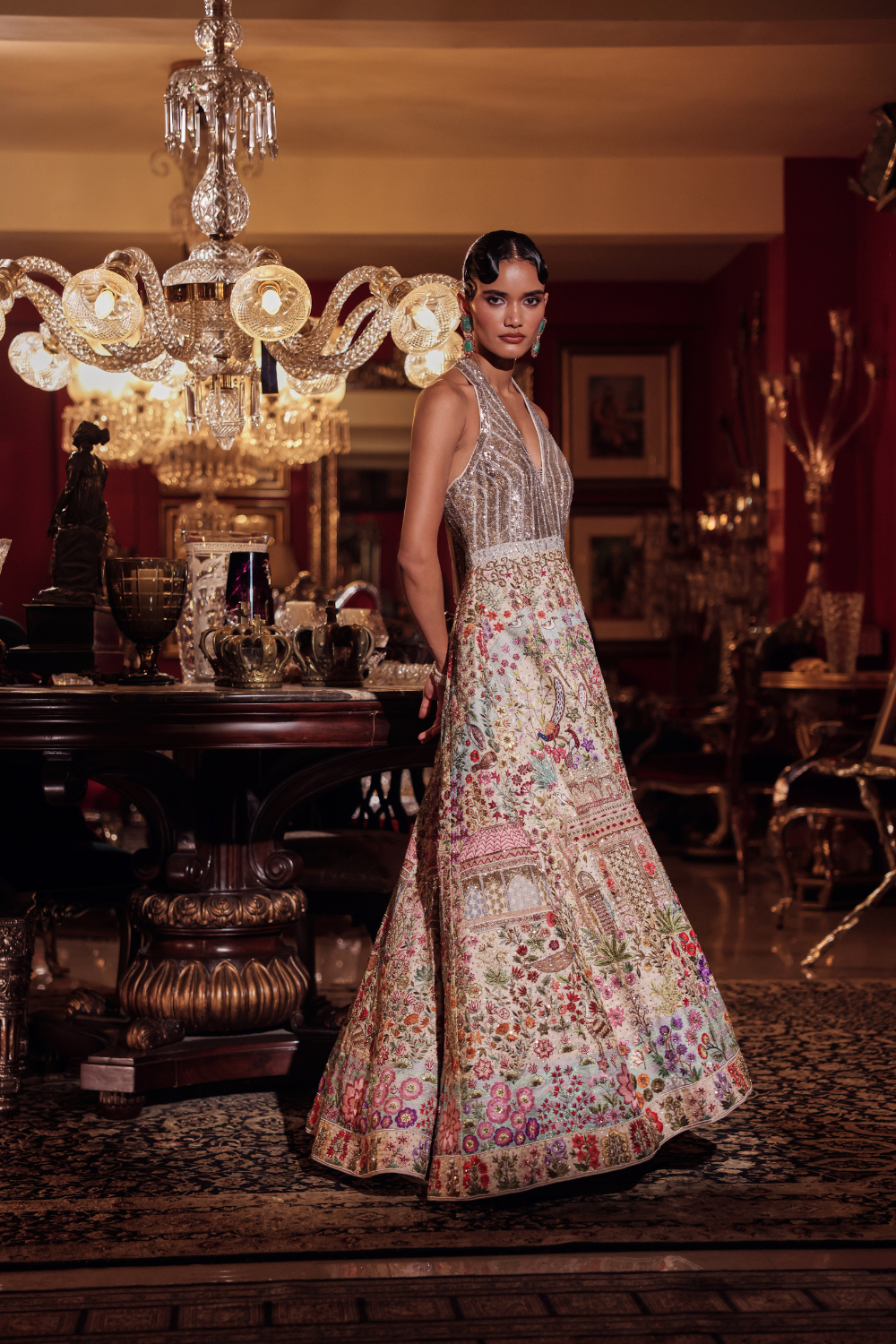 EDEN GARDEN OF FLOWERS GOWN
