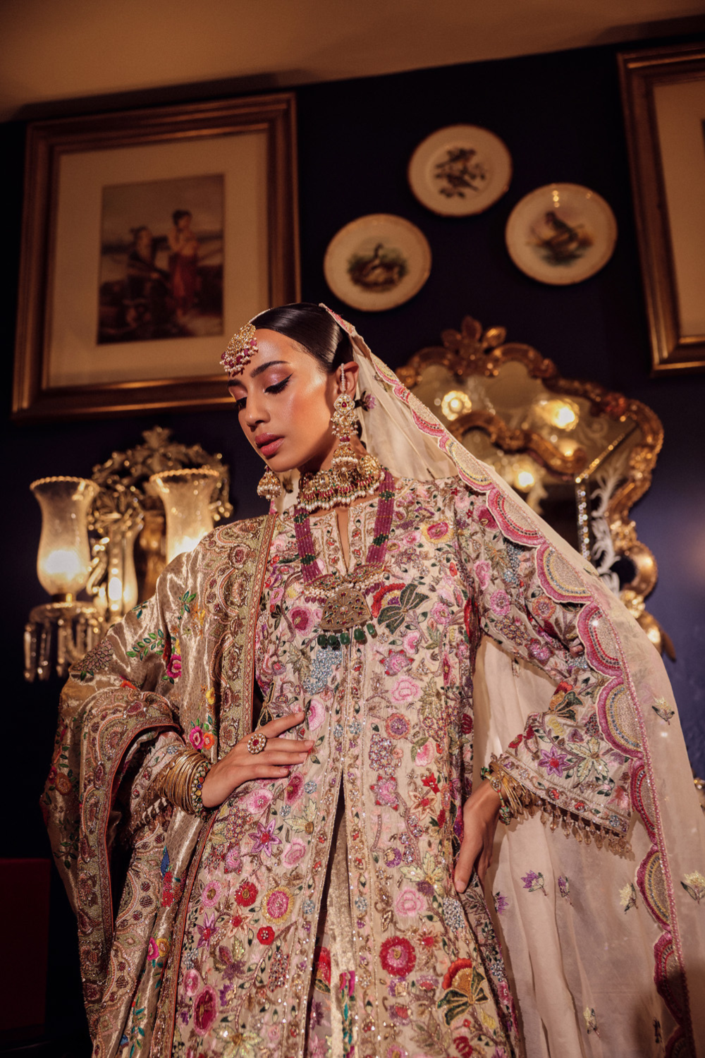 EDEN GARDEN OF FLOWERS LEHENGA SET