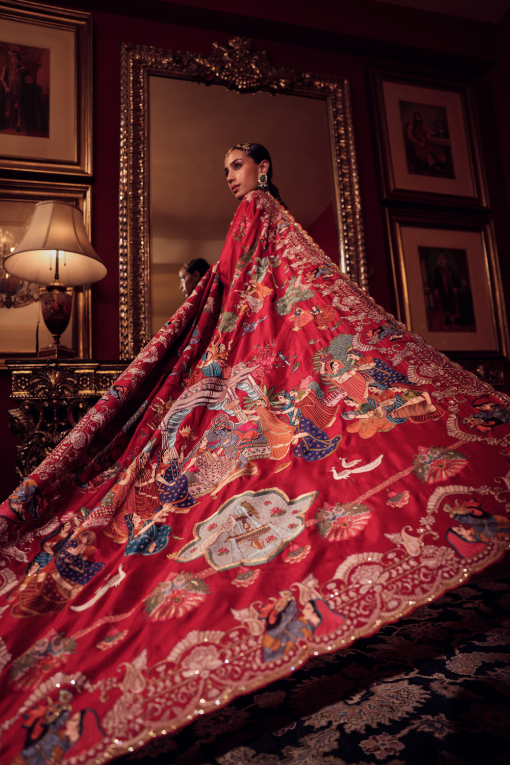 REGAL RED SILK SAREE