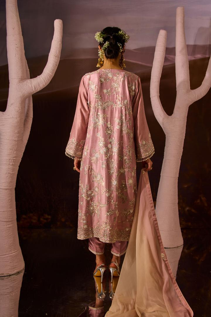 SHEEN PINK KURTA SET