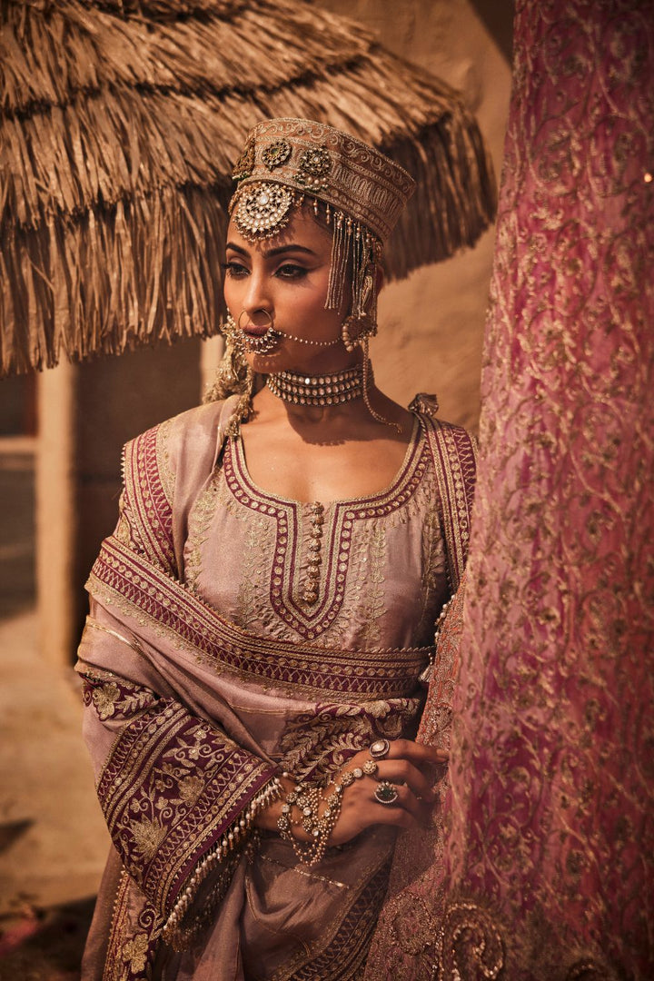 GULNOOR CHOGA WITH KHADI SALWAR