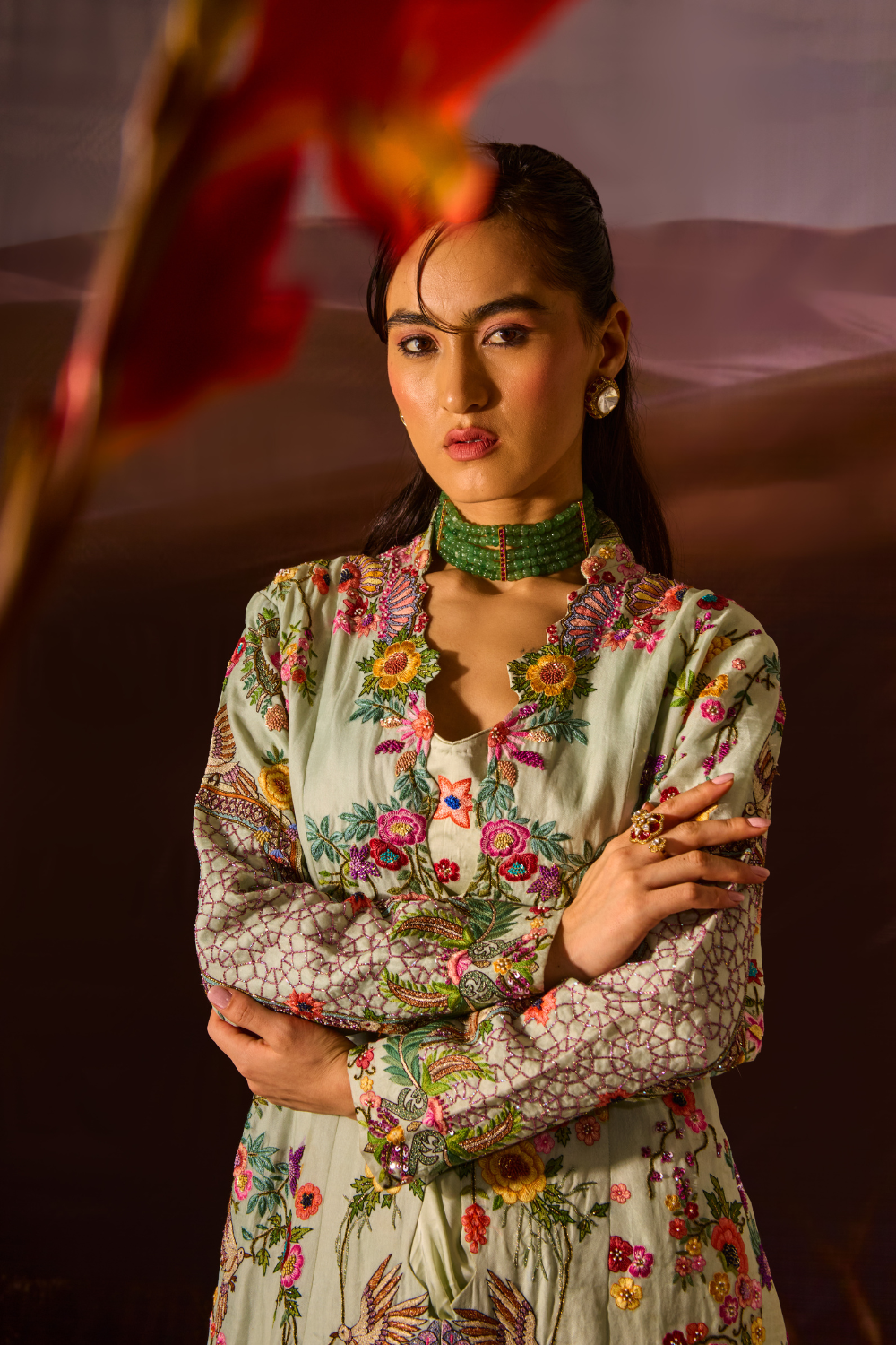 GARDEN OF FLOWERS LONG GOWN