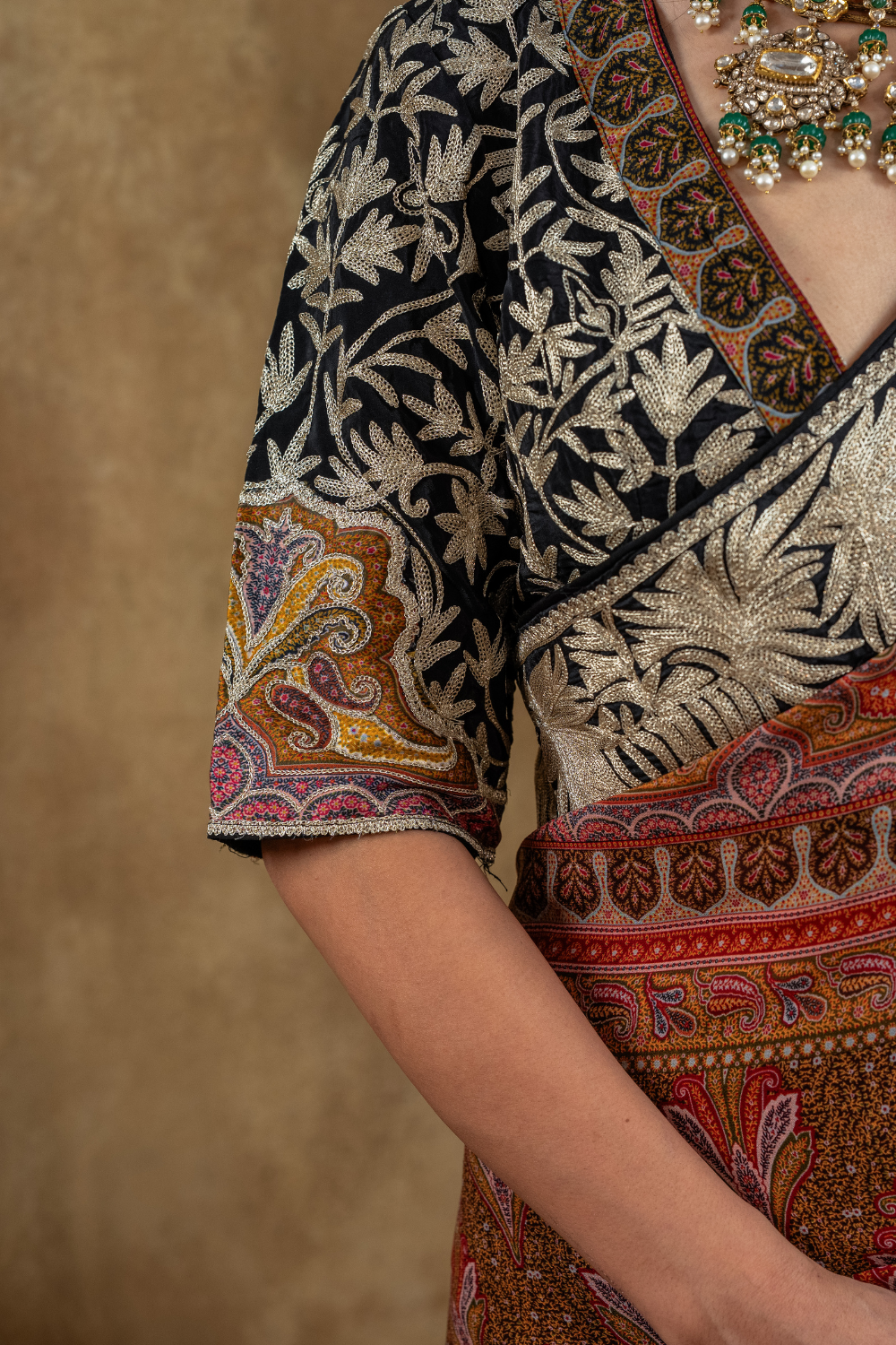 MAJESTIC KASHMIRI KALAMKARI SAREE