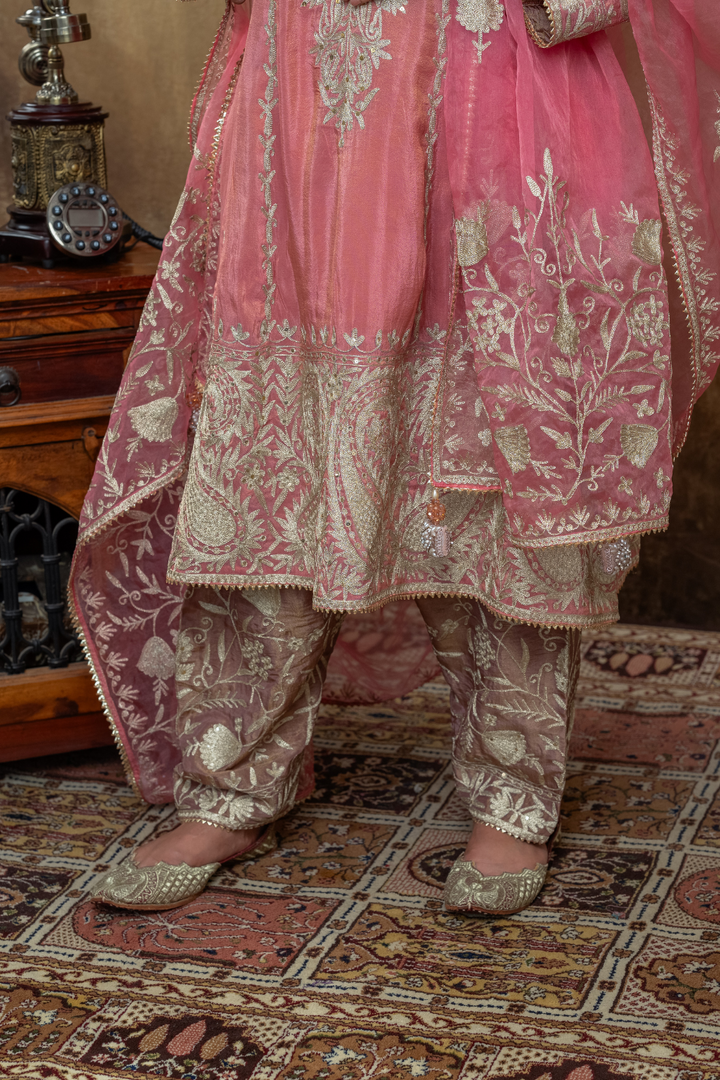 ROSE PINK LAMÈ CHOGA SET