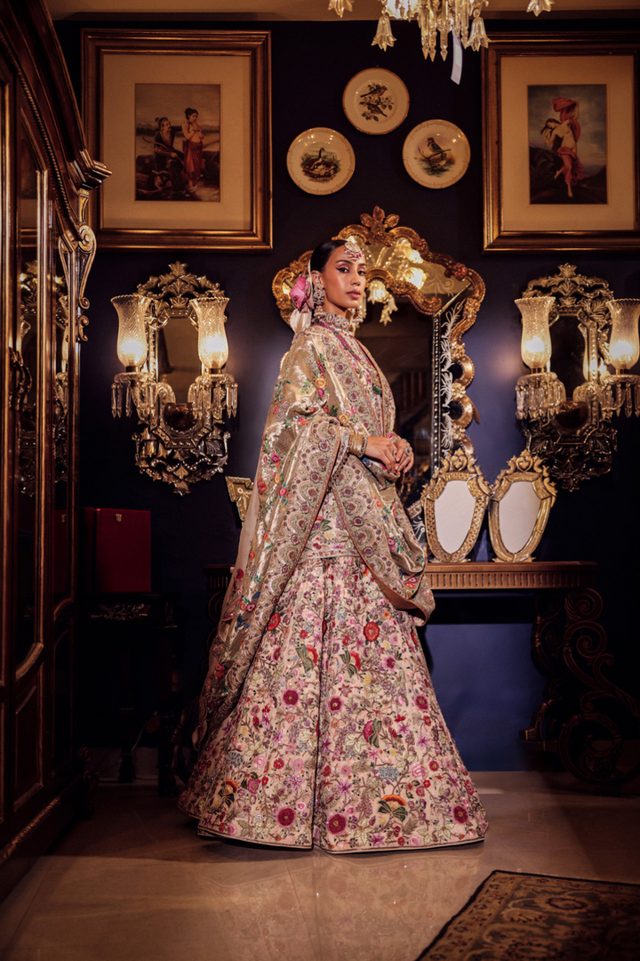 EDEN GARDEN OF FLOWERS LEHENGA SET