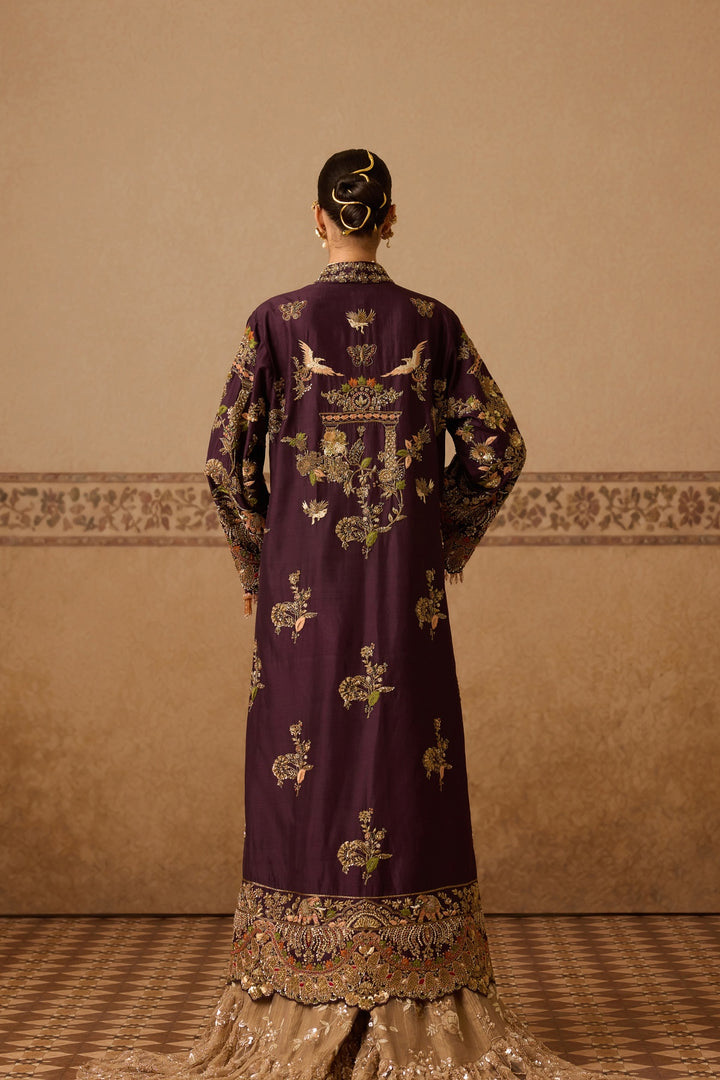 LUBNA LONG CAPE JACKET SET