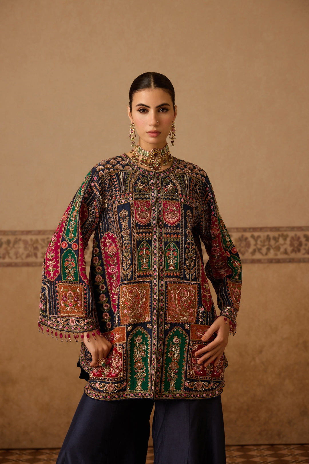 ALIYA JACKET &amp; GHARARA SET