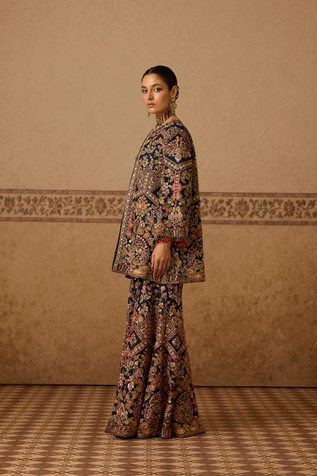 RUMAILAHS JACKET &amp; GHARARA SET