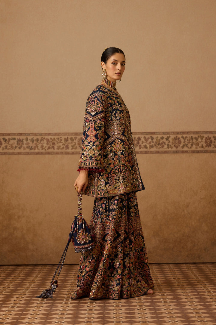 RUMAILAHS JACKET &amp; GHARARA SET