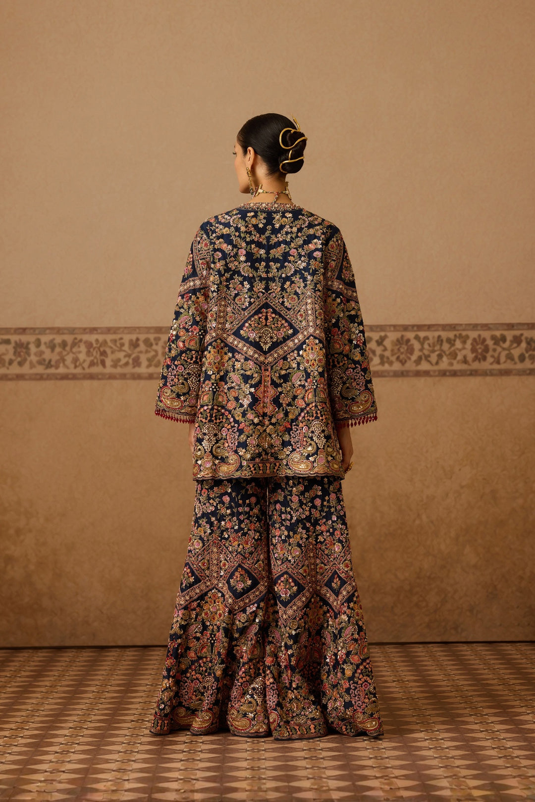 RUMAILAHS JACKET &amp; GHARARA SET