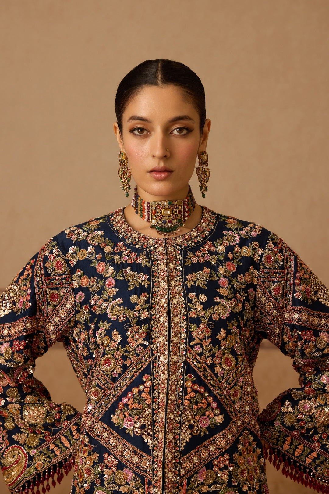 RUMAILAHS JACKET &amp; GHARARA SET