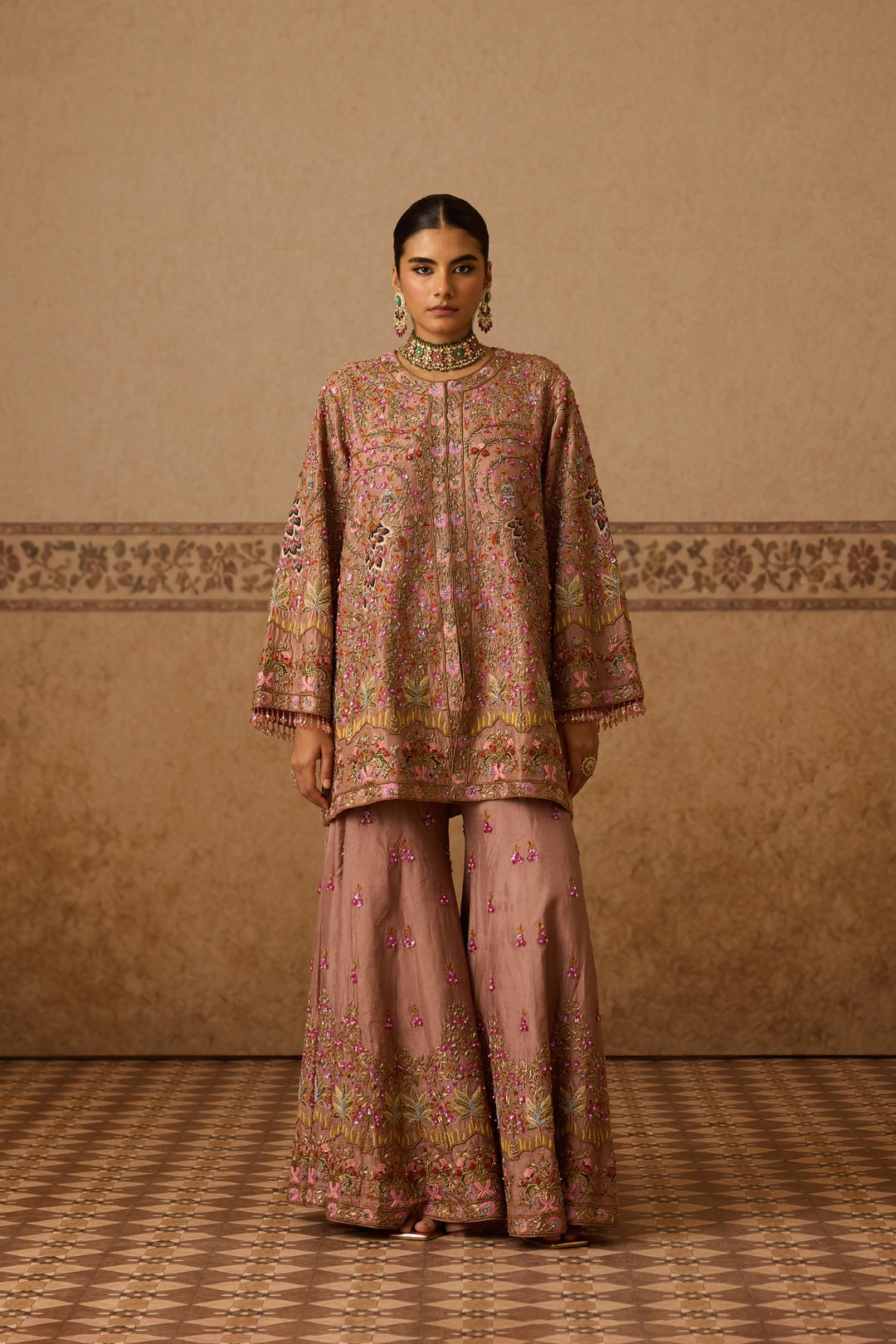 PAMPOSH GHARARA SET